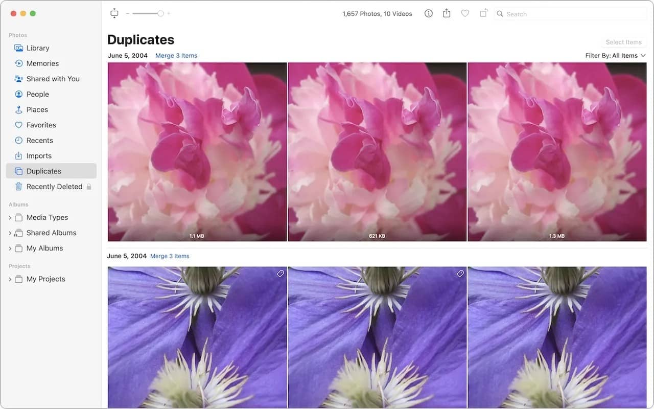 Merge Duplicate Photos and Videos in iOS 16, iPadOS 16, and Ventura