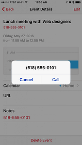 iPhone dial from Calendar 576x1024