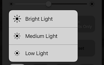 Adjust Flashlight Brightness with 3D Touch