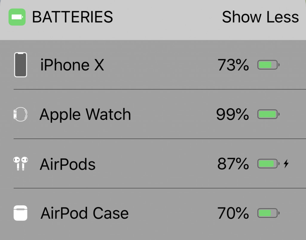 Check battery discount on apple watch